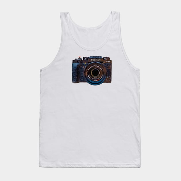 Fujifilm X-T3 digital painting Tank Top by Tdjacks1